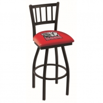 Holland Collegiate Jailhouse Back Bar Stool - Pick Your Team